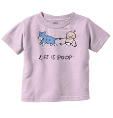 Dog Tail Infant Toddler T Shirt-Direct To Garment Print-Brisco Baby