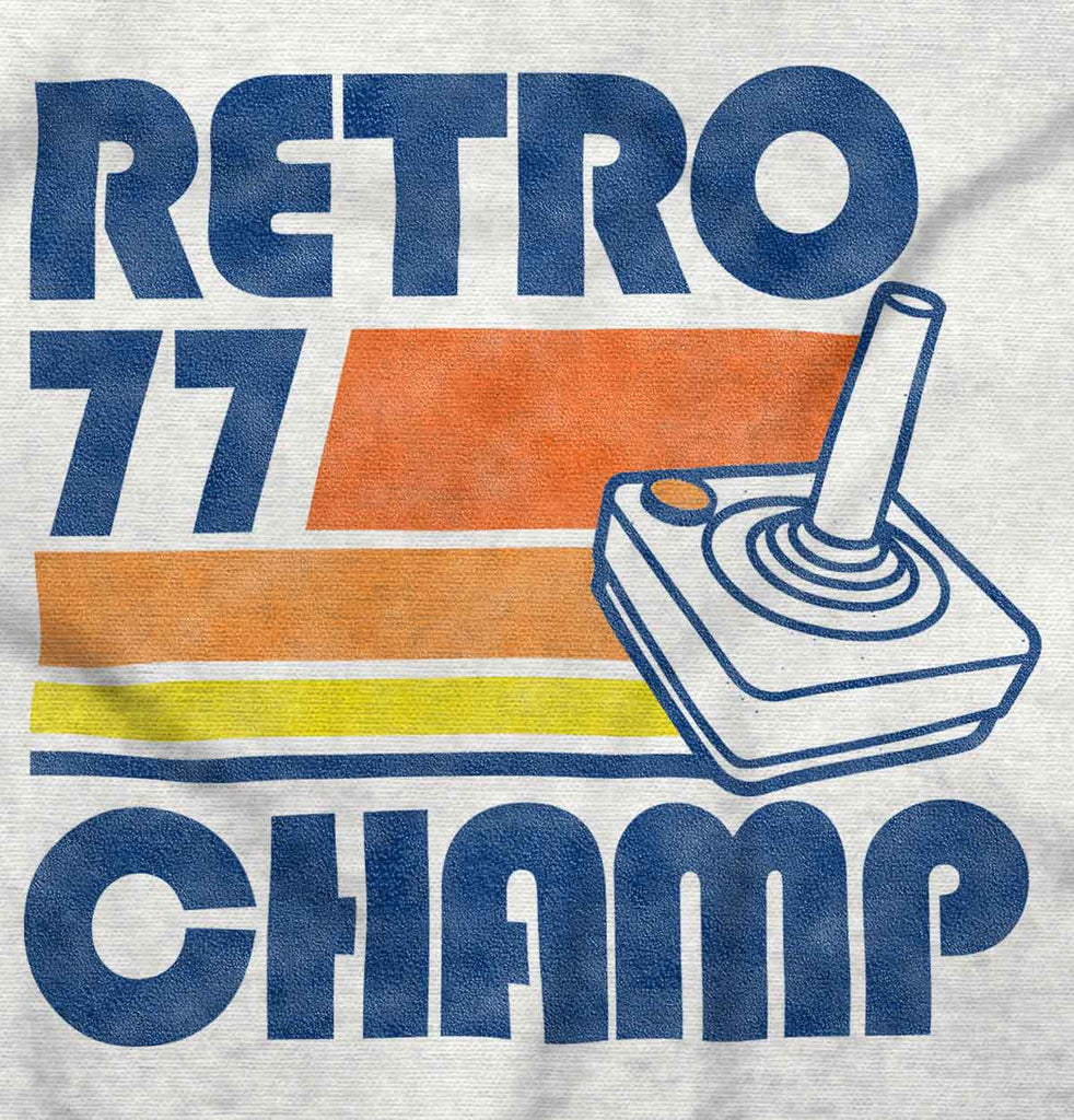 Retro 77 Champ Gamer Dragons Toddler Ruffled Trim T-Shirt-Direct To Garment Print-Brisco Baby