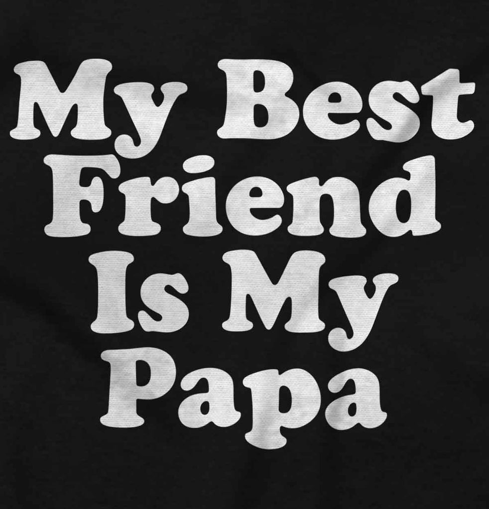 Best Friend Is Papa Romper Bodysuit-Direct To Garment Print-Brisco Baby