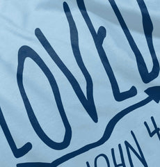 Loved Infant Baby Bib-Direct To Garment Print-Brisco Baby