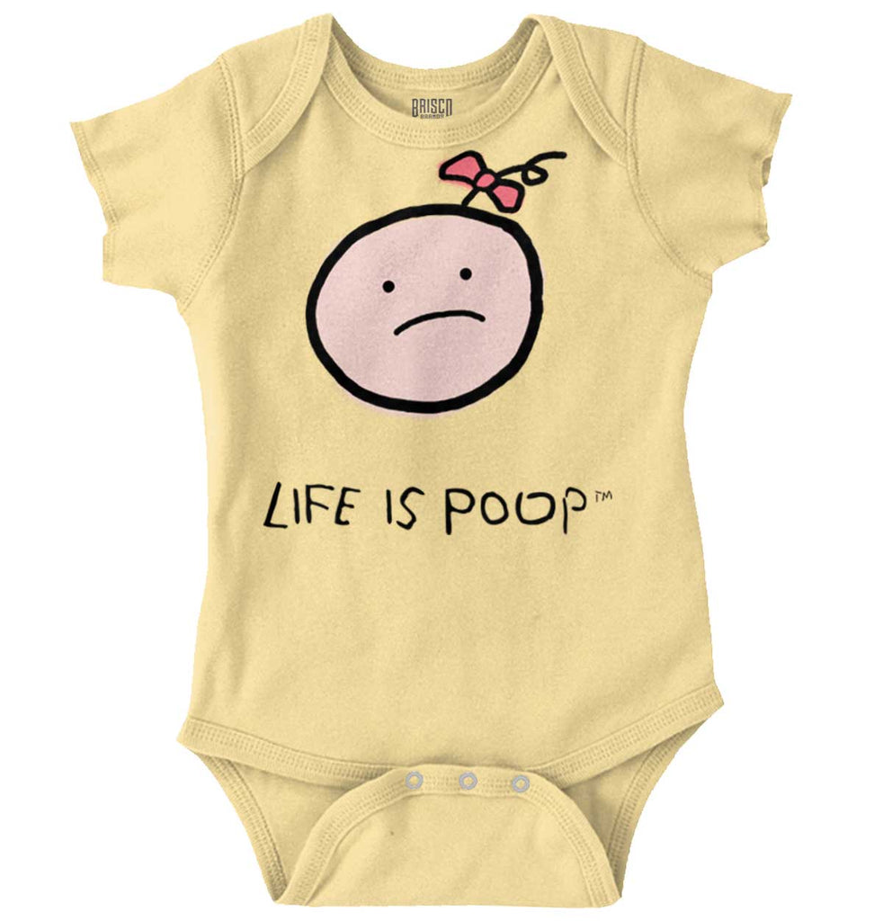 Girl Logo Romper Bodysuit-Direct To Garment Print-Brisco Baby