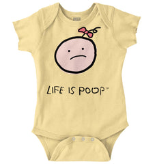 Girl Logo Romper Bodysuit-Direct To Garment Print-Brisco Baby