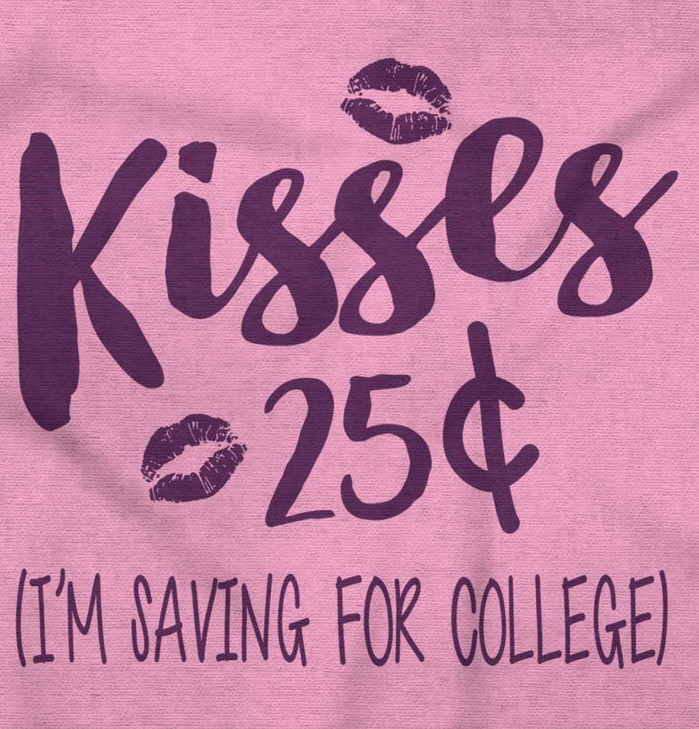 Kisses 25 Cents Infant Toddler T Shirt-Direct To Garment Print-Brisco Baby