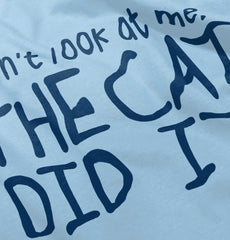 Cat Did It Romper Bodysuit-Direct To Garment Print-Brisco Baby