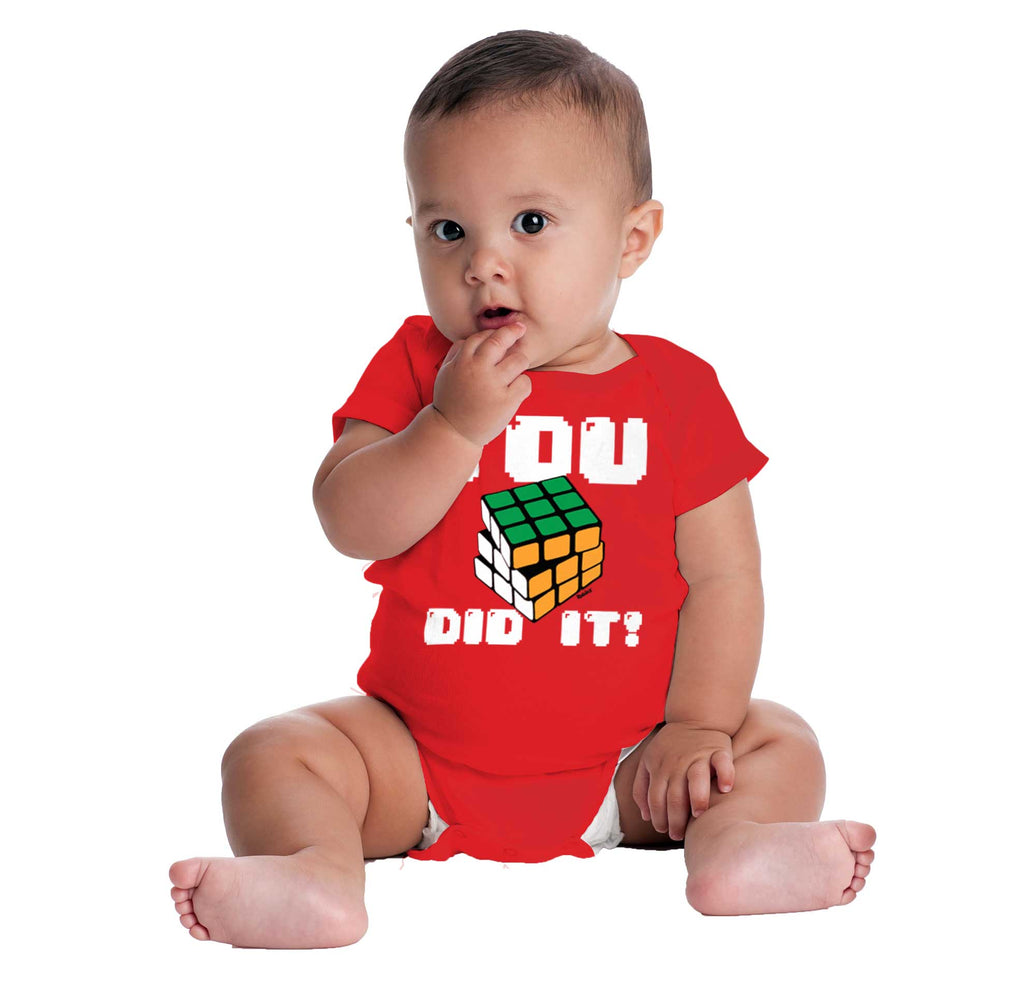 You Did It Romper Bodysuit-Direct To Garment Print-Brisco Baby