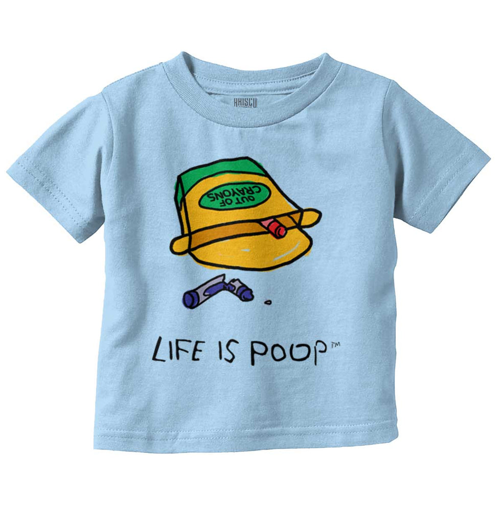 Out of Crayons Infant Toddler T Shirt-Direct To Garment Print-Brisco Baby