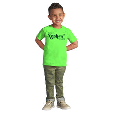 Best Nephew Ever Infant Toddler T Shirt-Direct To Garment Print-Brisco Baby
