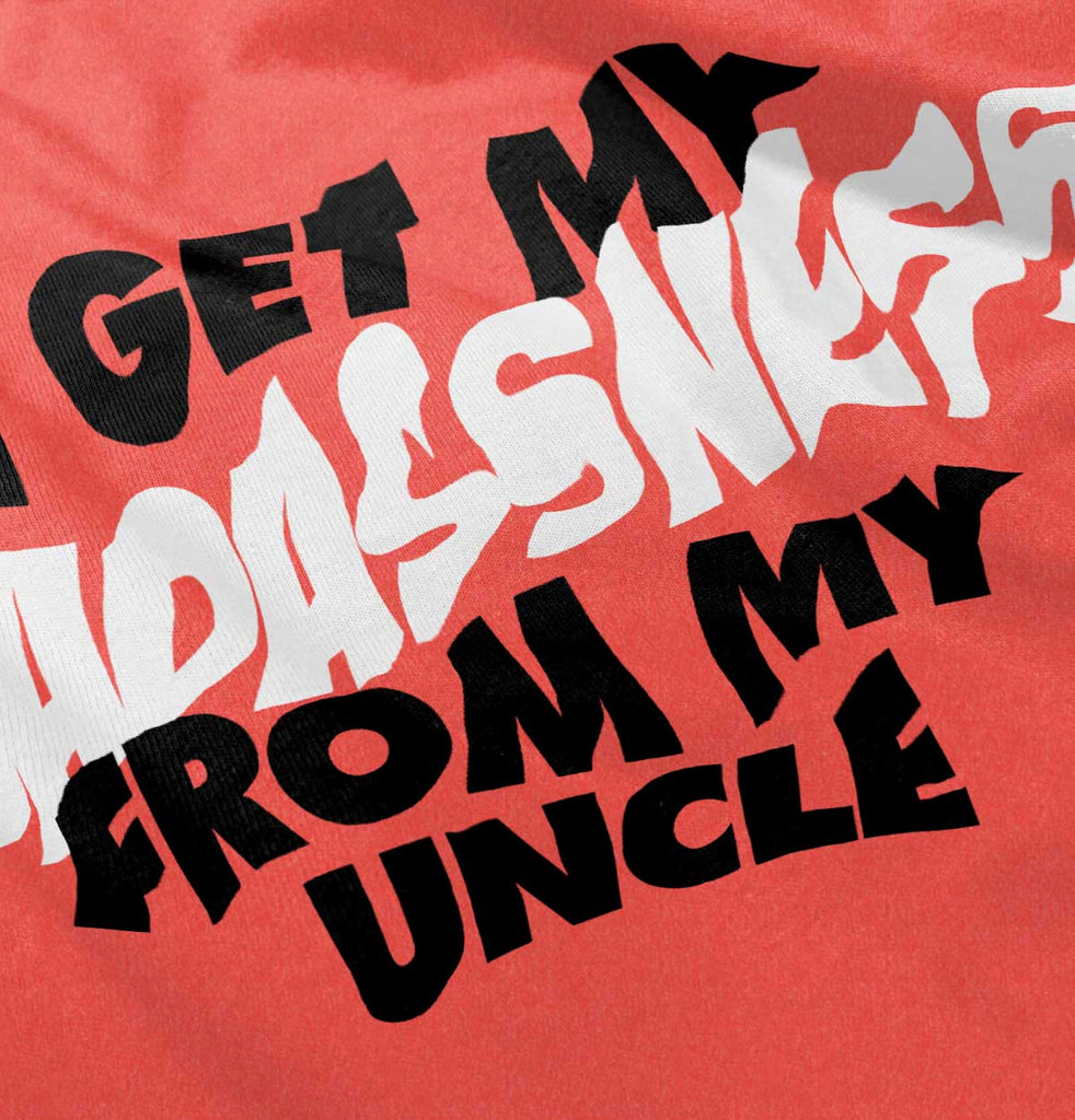 Badass Uncle Toddler Football Jersey Tee-Direct To Garment Print-Brisco Baby