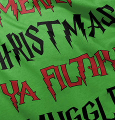 Merry Christmas Muggle Infant Toddler T Shirt-Direct To Garment Print-Brisco Baby