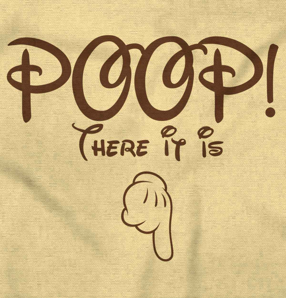Poop There It Is Romper Bodysuit-Direct To Garment Print-Brisco Baby