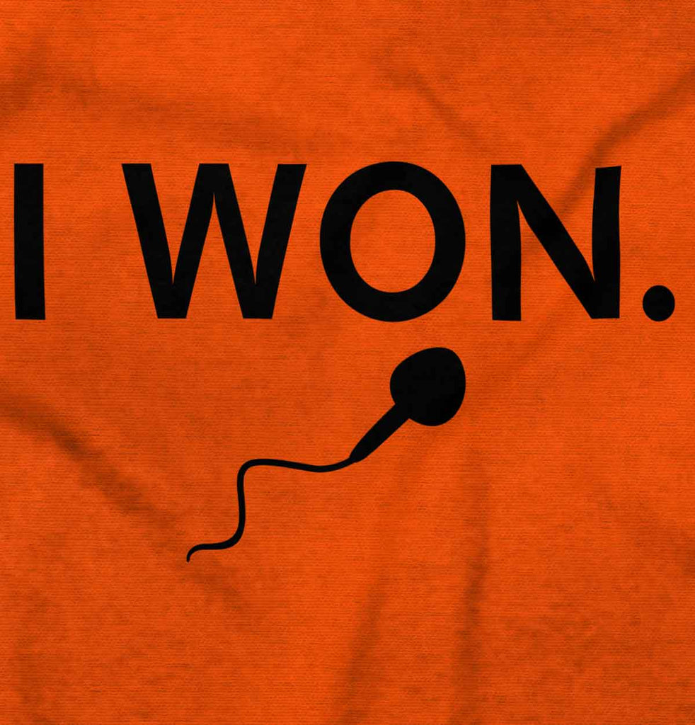 Won The Race Infant Toddler T Shirt-Direct To Garment Print-Brisco Baby