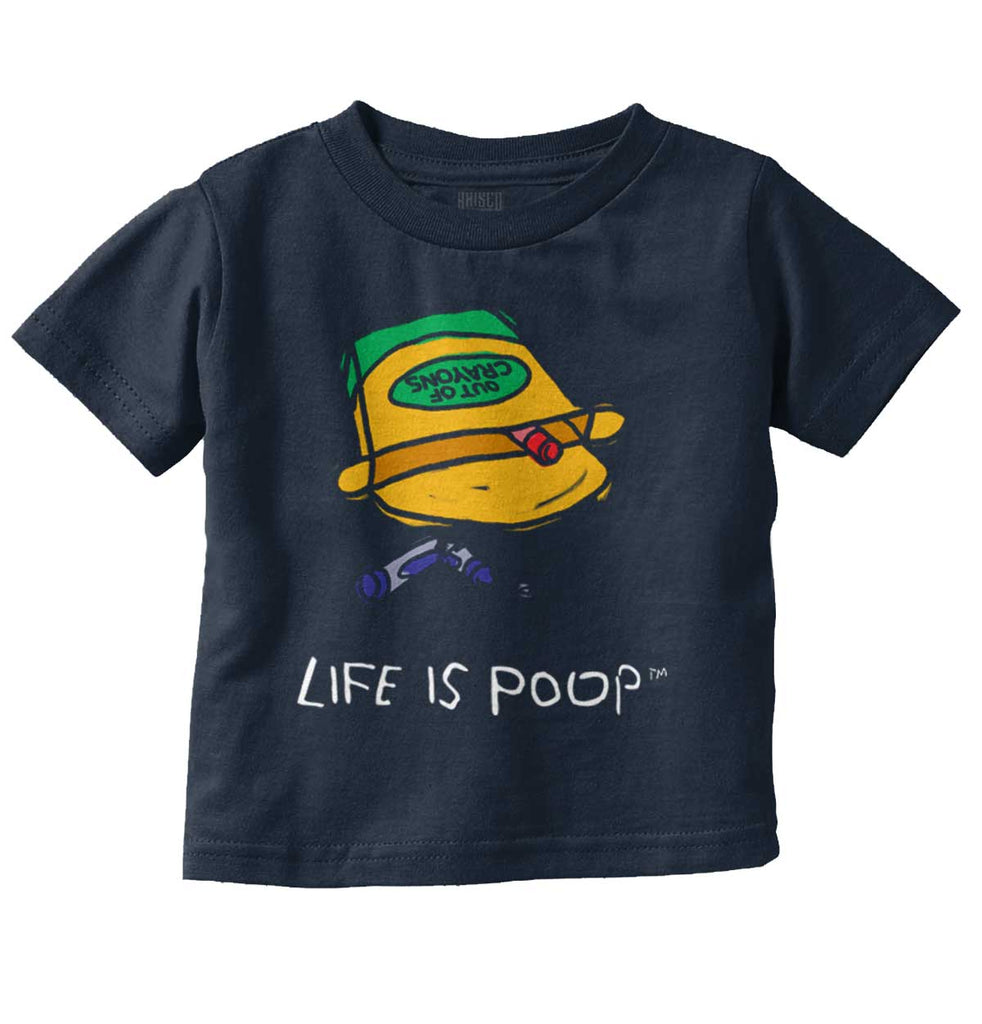 Out of Crayons Infant Toddler T Shirt-Direct To Garment Print-Brisco Baby