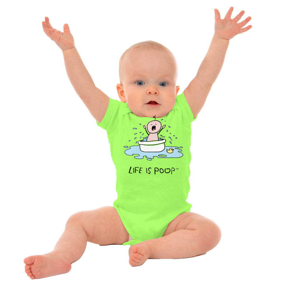 Crying Bath Romper Bodysuit-Direct To Garment Print-Brisco Baby