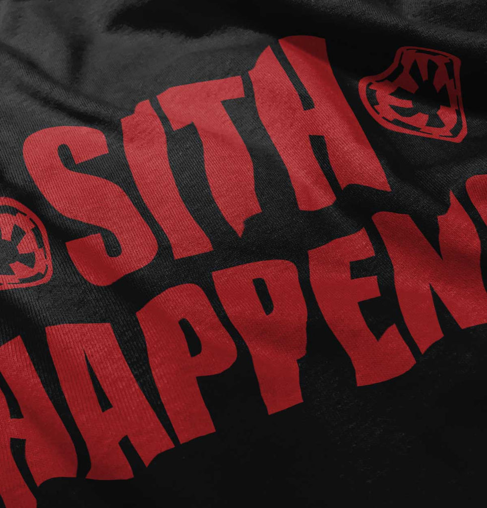 Sith Happens Infant Baby Bib-Direct To Garment Print-Brisco Baby