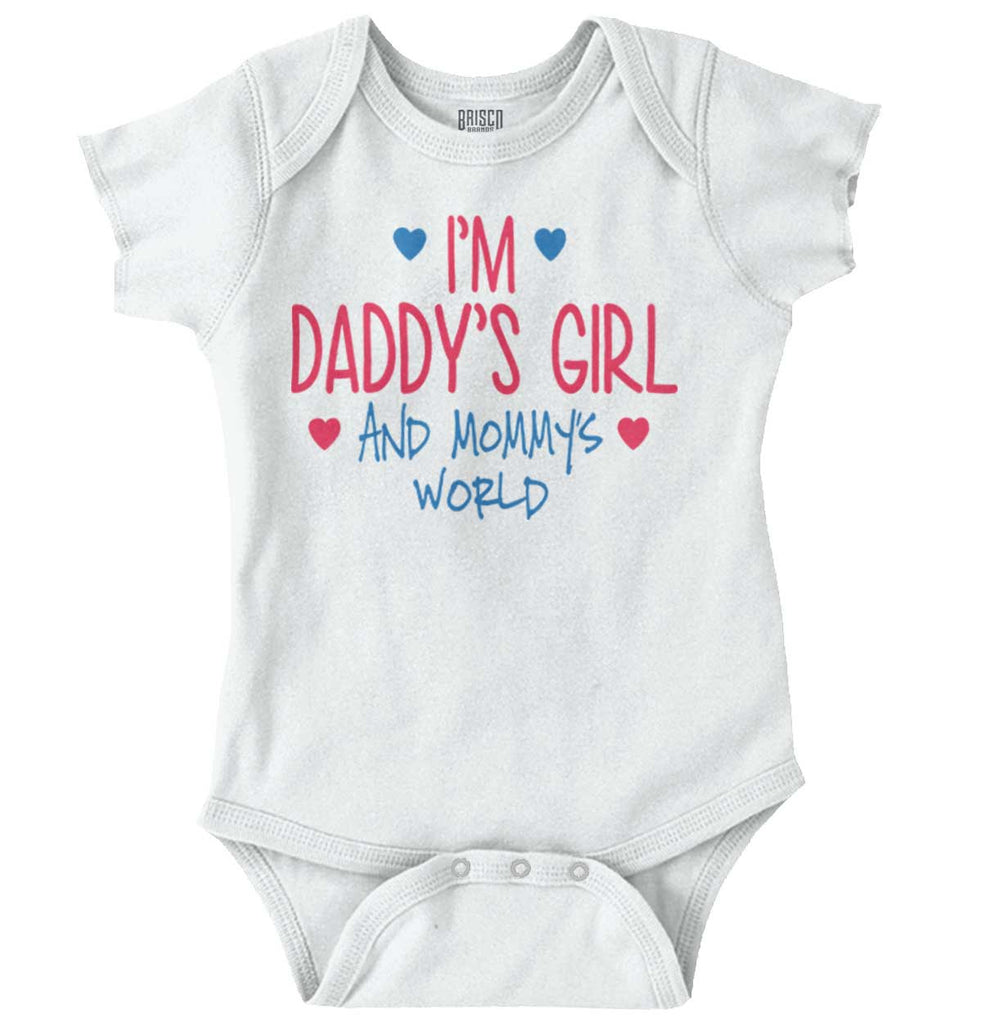 Daddy's Girl Romper Bodysuit-Direct To Garment Print-Brisco Baby