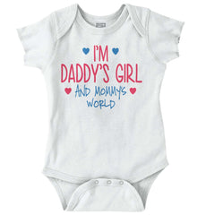 Daddy's Girl Romper Bodysuit-Direct To Garment Print-Brisco Baby