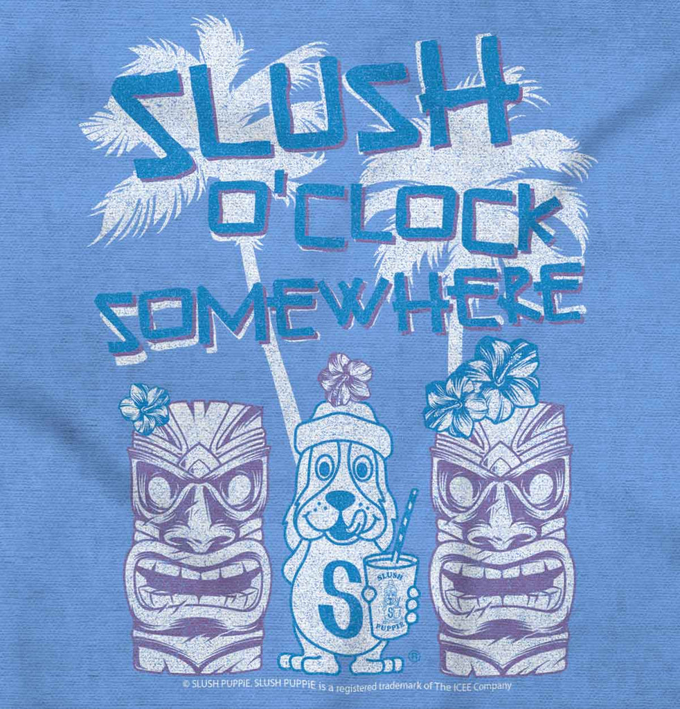 Slush O Clock Somewhere Toddler Baseball-Direct To Garment Print-Brisco Baby