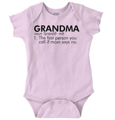 Grandma Defined Romper Bodysuit-Direct To Garment Print-Brisco Baby