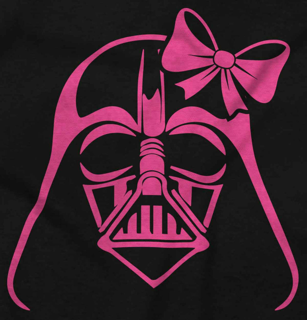 Pink Darth Vader Romper Bodysuit-Direct To Garment Print-Brisco Baby