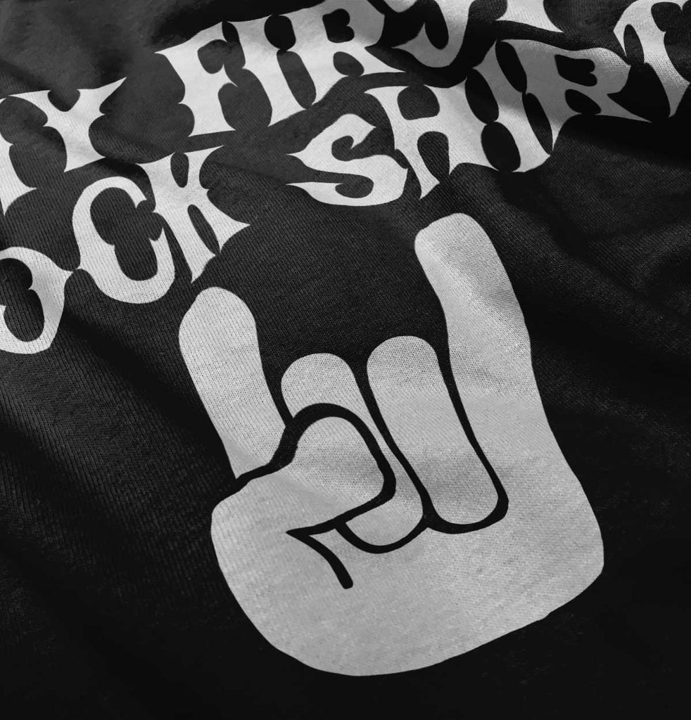 Rock Shirt Toddler Pullover Hoodie-Direct To Garment Print-Brisco Baby