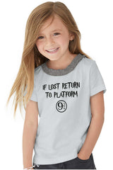 Return Platofrm 9 3/4 Toddler Ruffled Trim T-Shirt-Direct To Garment Print-Brisco Baby