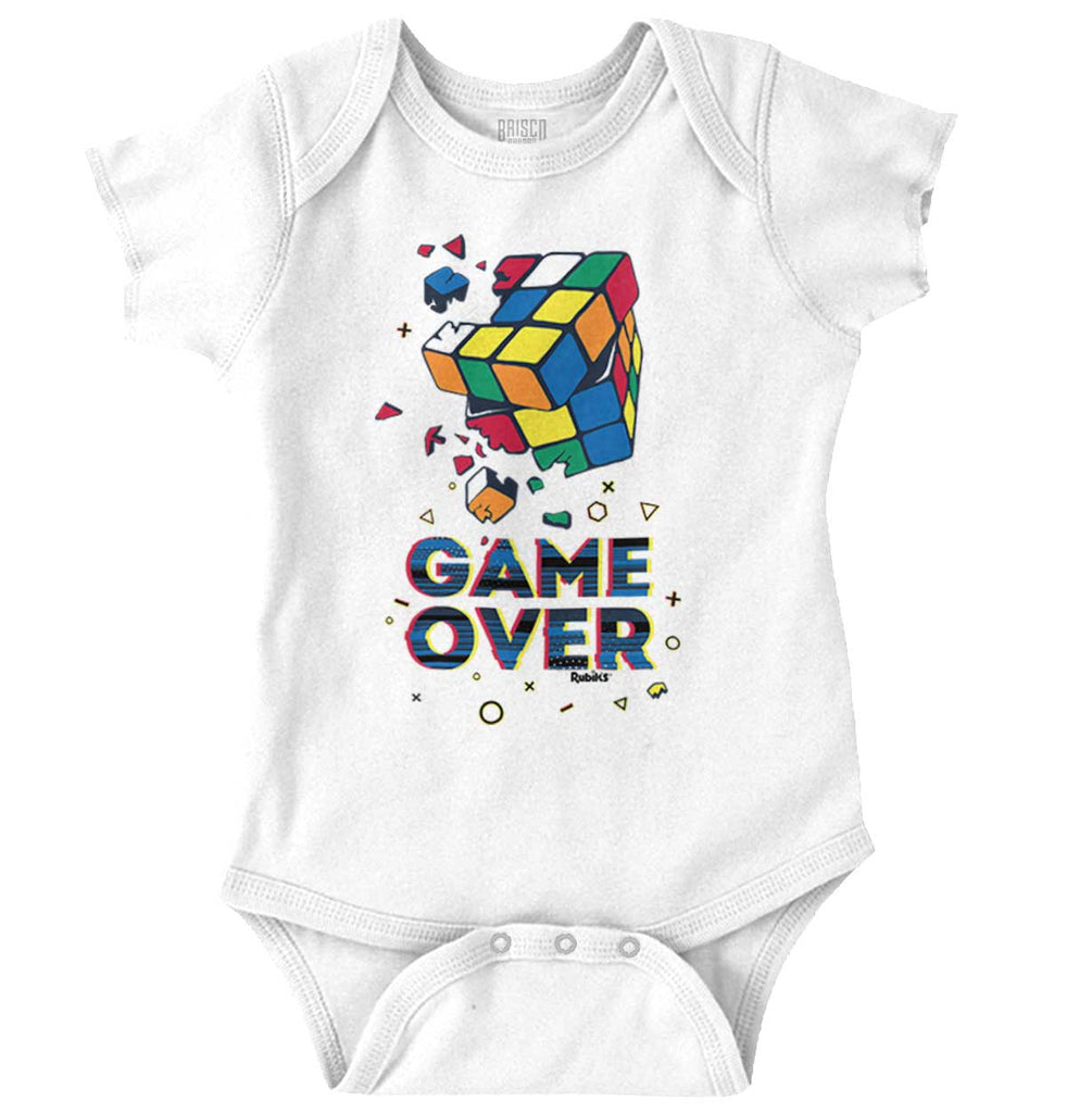 Game Over Romper Bodysuit-Direct To Garment Print-Brisco Baby