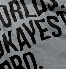 Worlds Okayest Bro Romper Bodysuit-Direct To Garment Print-Brisco Baby