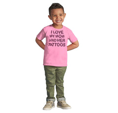 Mom's Tattoos Infant Toddler T Shirt-Direct To Garment Print-Brisco Baby