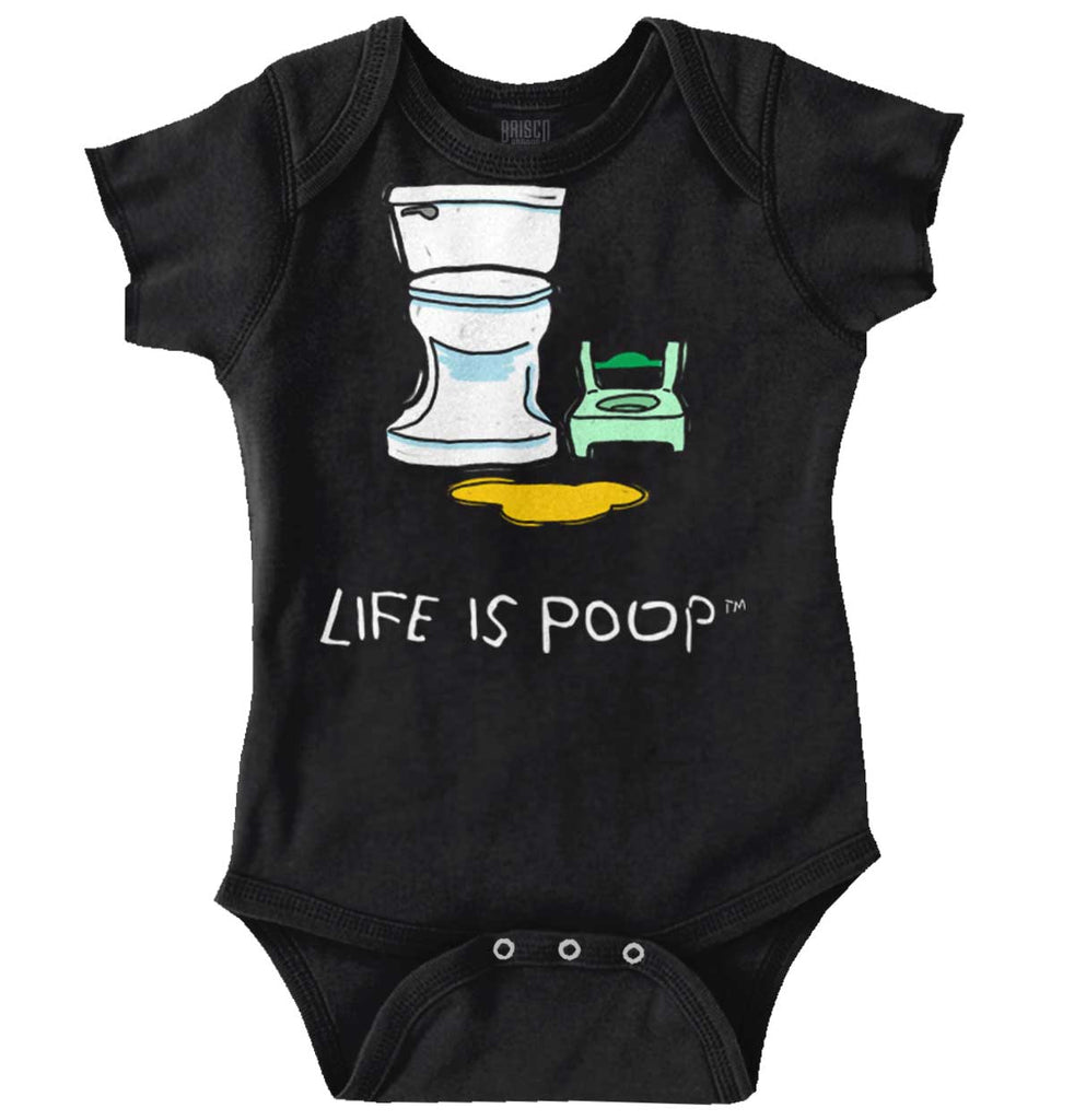Potty Train Romper Bodysuit-Direct To Garment Print-Brisco Baby