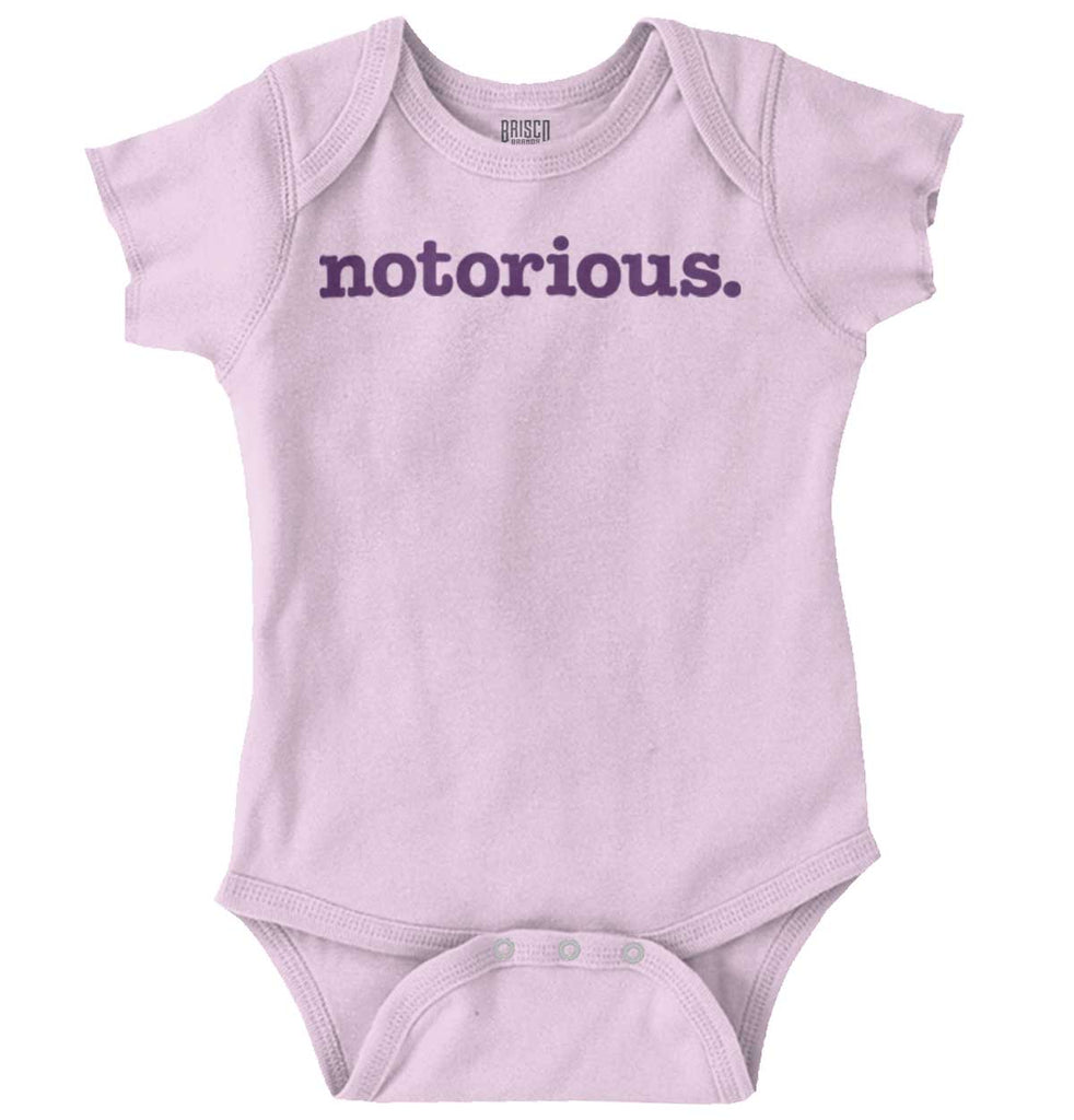 Notorious Romper Bodysuit-Direct To Garment Print-Brisco Baby