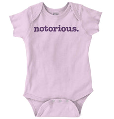 Notorious Romper Bodysuit-Direct To Garment Print-Brisco Baby