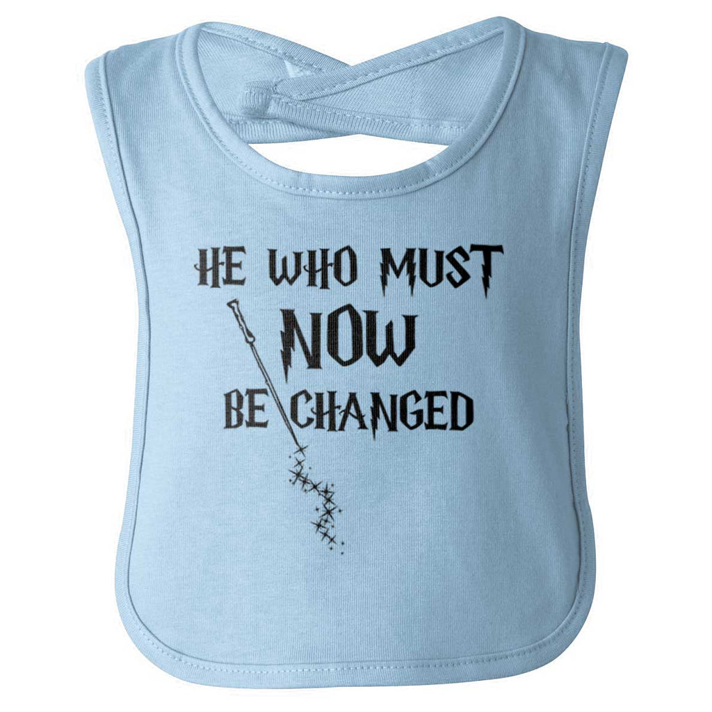He Who Must Be Changed Infant Baby Bib-Direct To Garment Print-Brisco Baby
