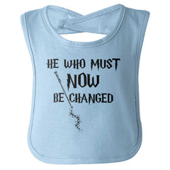 He Who Must Be Changed Infant Baby Bib-Direct To Garment Print-Brisco Baby