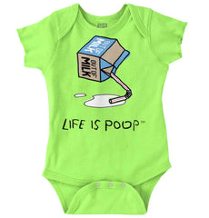 Out of Milk Romper Bodysuit-Direct To Garment Print-Brisco Baby