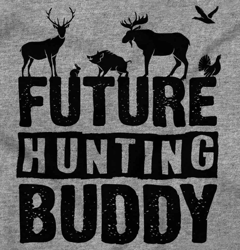 Future Deer Hunting Bud Solid Baby Pajama Top-Direct To Garment Print-Brisco Baby