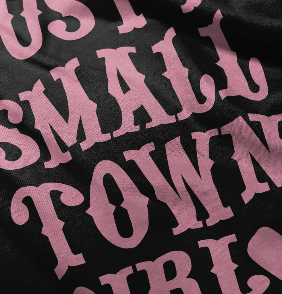 Small Town Girl Toddler Football Jersey Tee-Direct To Garment Print-Brisco Baby