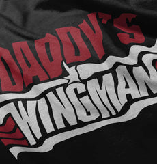 Daddy's Wingman Solid Baby Infant Dress-Direct To Garment Print-Brisco Baby