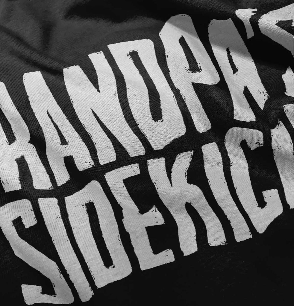 Grandpa's Sidekick Toddler Football Jersey Tee-Direct To Garment Print-Brisco Baby