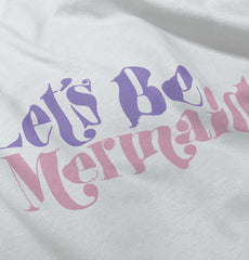 Let's Be Mermaids Infant Baby Bib-Direct To Garment Print-Brisco Baby