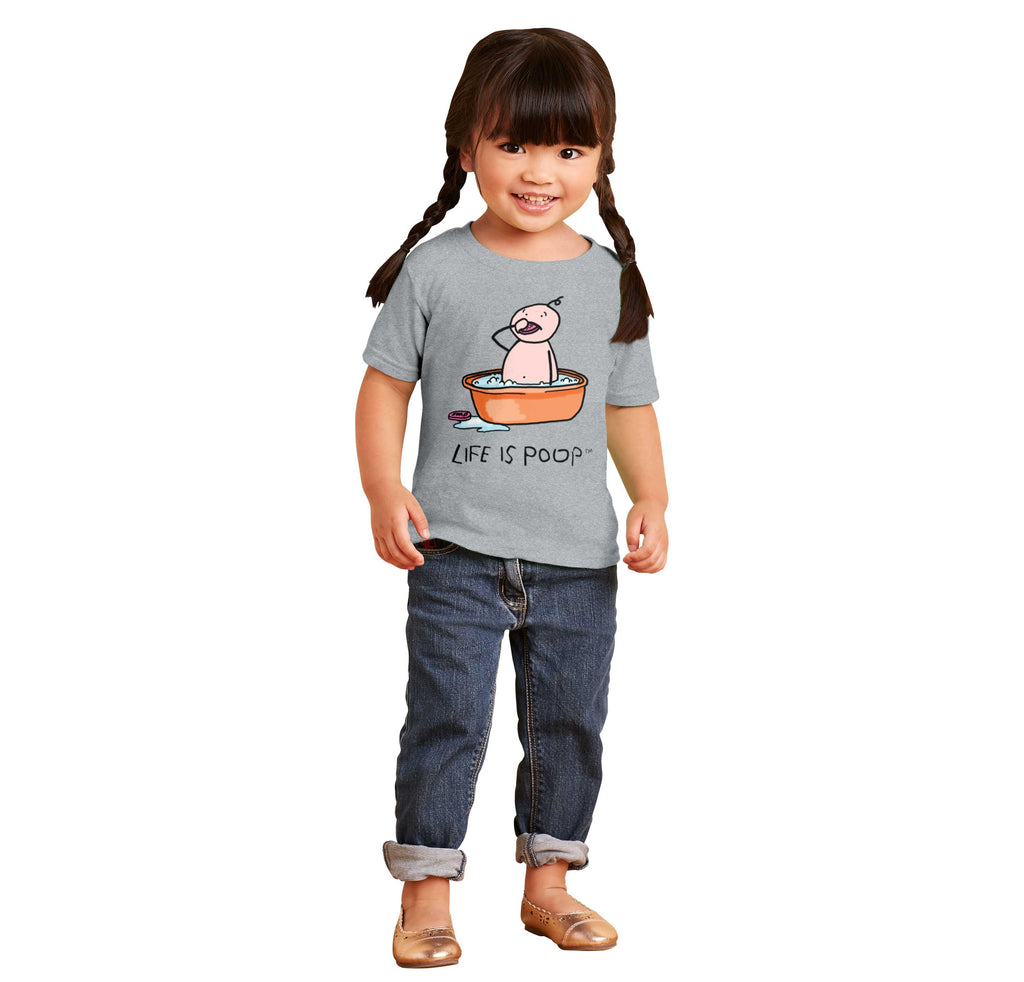 Eating Soap Infant Toddler T Shirt-Direct To Garment Print-Brisco Baby