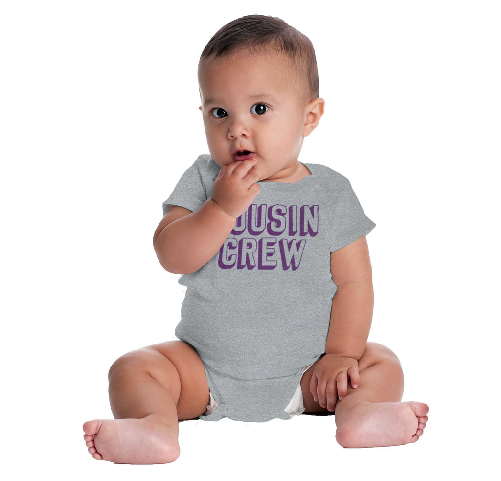 Cousin Crew Romper Bodysuit-Direct To Garment Print-Brisco Baby
