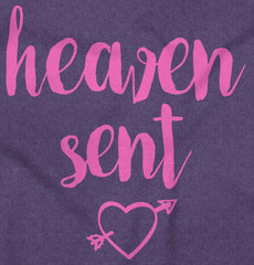 Heaven Sent Toddler Football Jersey Tee-Direct To Garment Print-Brisco Baby