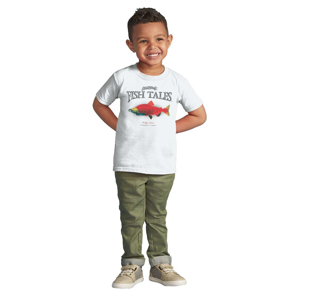 Sockeye Salmon Infant Toddler T Shirt-Direct To Garment Print-Brisco Baby