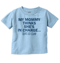 She's So Cute Infant Toddler T Shirt-Direct To Garment Print-Brisco Baby