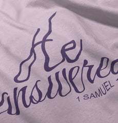 He Answered Romper Bodysuit-Direct To Garment Print-Brisco Baby