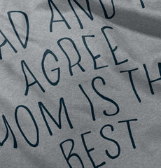 Mom Is Best Raglan Romper Bodysuit-Direct To Garment Print-Brisco Baby