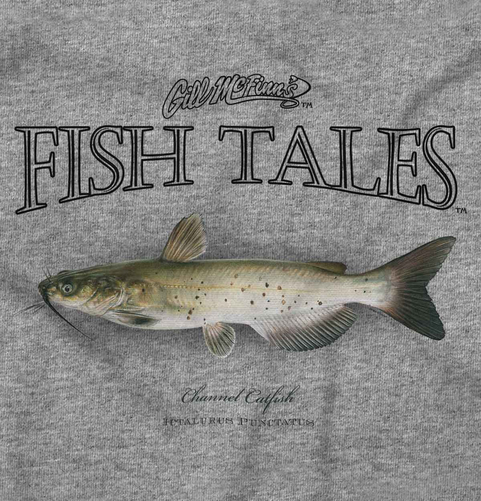 Channel Catfish Infant Toddler T Shirt-Direct To Garment Print-Brisco Baby