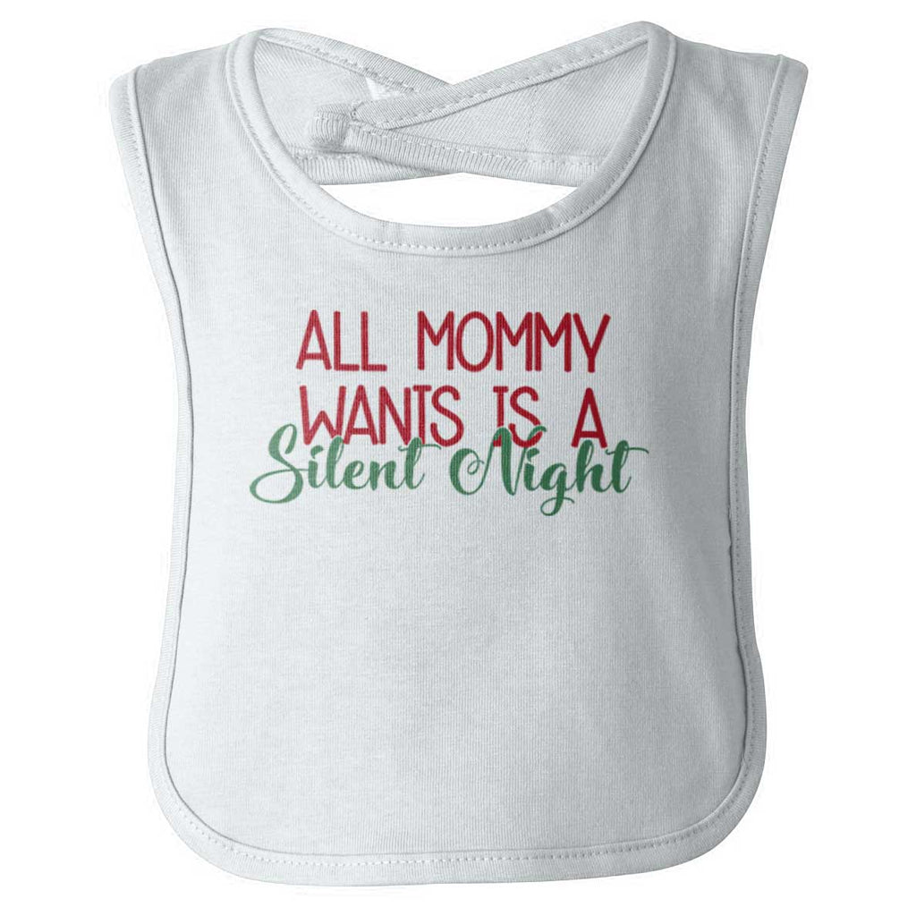 All Mommy Wants Infant Baby Bib-Direct To Garment Print-Brisco Baby