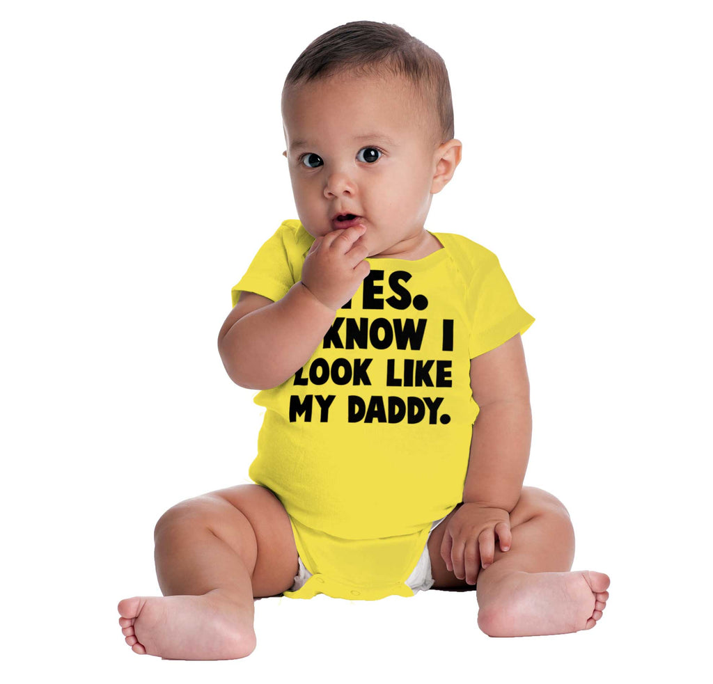 Look Like Daddy Romper Bodysuit-Direct To Garment Print-Brisco Baby