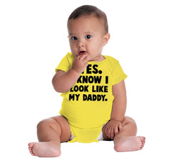 Look Like Daddy Romper Bodysuit-Direct To Garment Print-Brisco Baby
